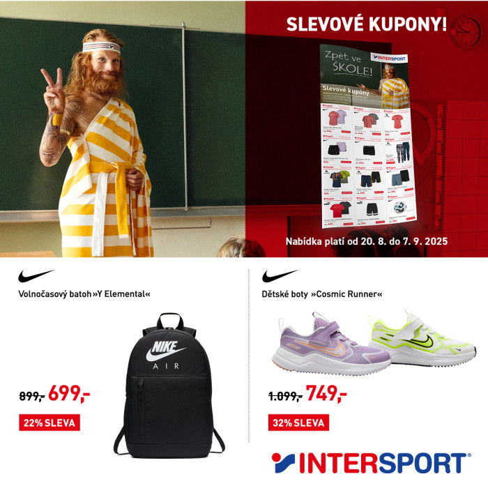 Připravte se na nový školní rok s Intersport!